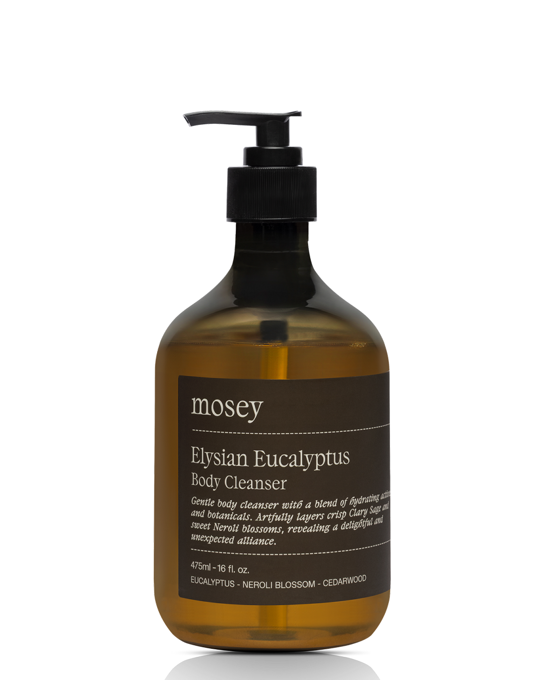 Mosey Elysian Eucalyptus body wash 475 mL